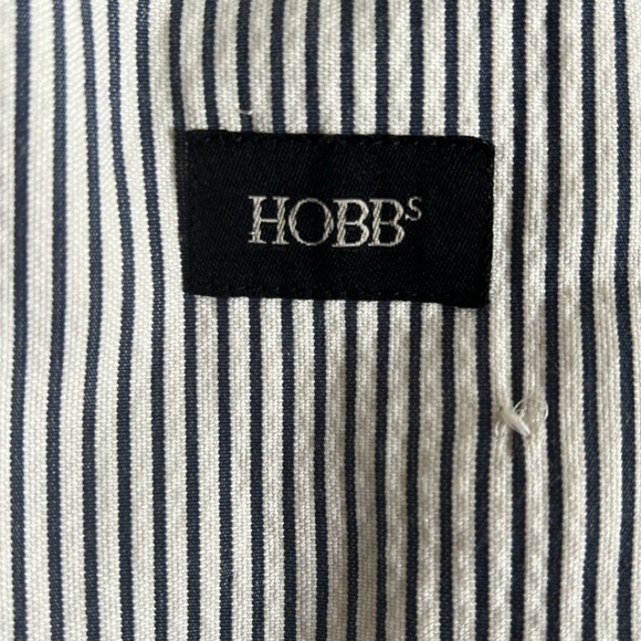 Hobbs Navy and white striped blazer - Picture 7 of 8
